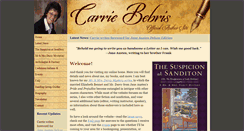 Desktop Screenshot of carriebebris.com