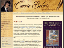 Tablet Screenshot of carriebebris.com